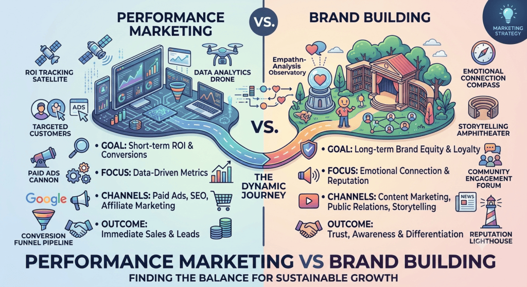 Performance Marketing vs Brand Building