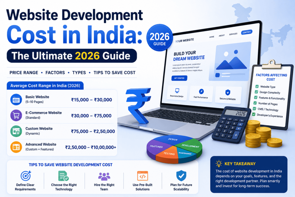 Website Development Cost in India